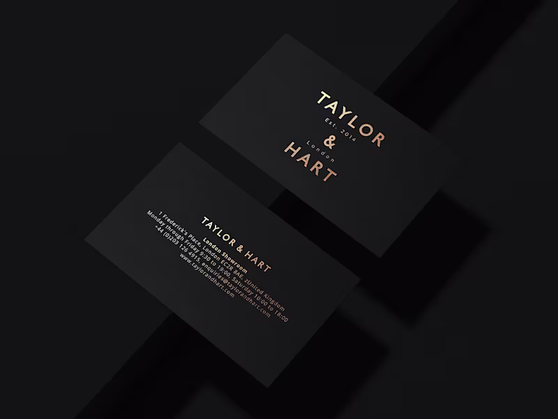 Cover image for Taylor & Hart