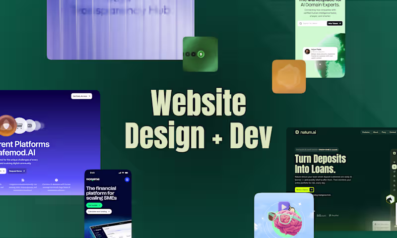 Cover image for Website Design & Dev 
