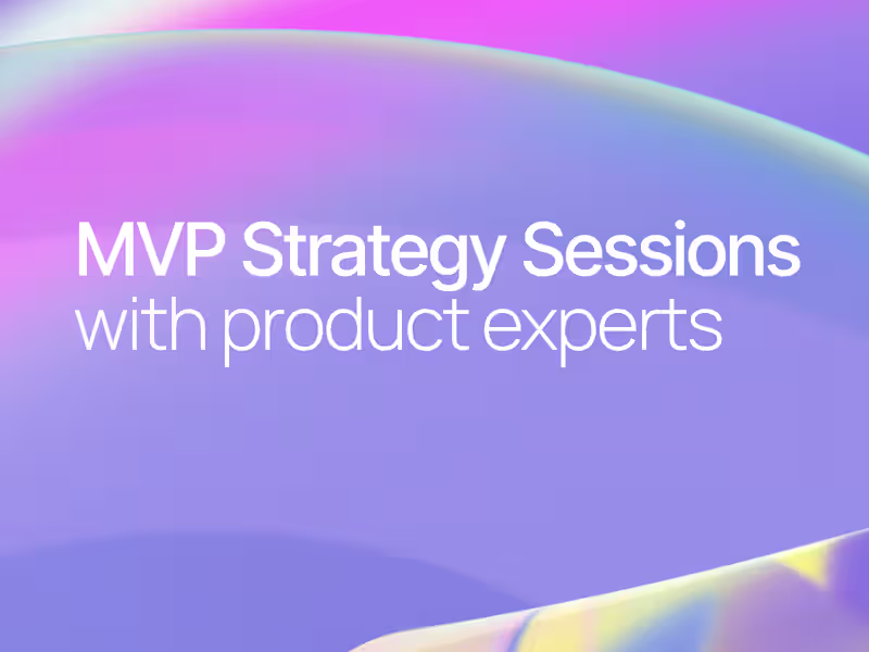 Cover image for MVP Strategy Sessions