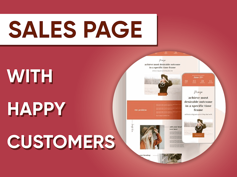 Cover image for The Optimum Sales Page that's highly-converting