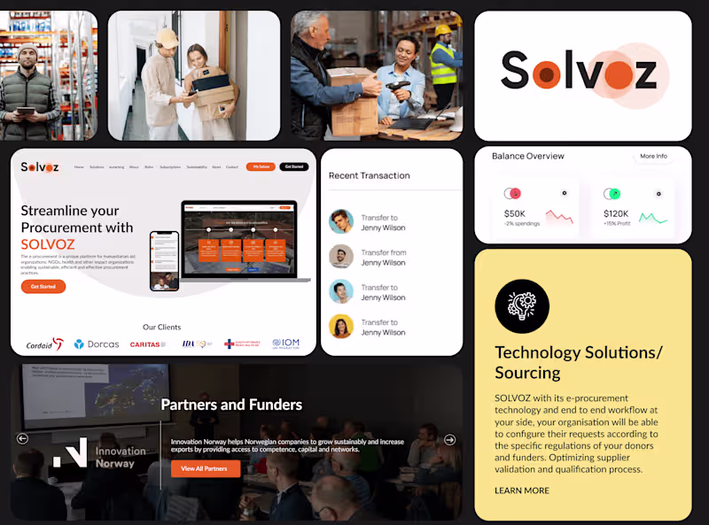 Cover image for Tech Consultation Website & WordPress Development for Solvoz