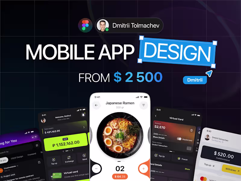 Cover image for Mobile App Design | Figma