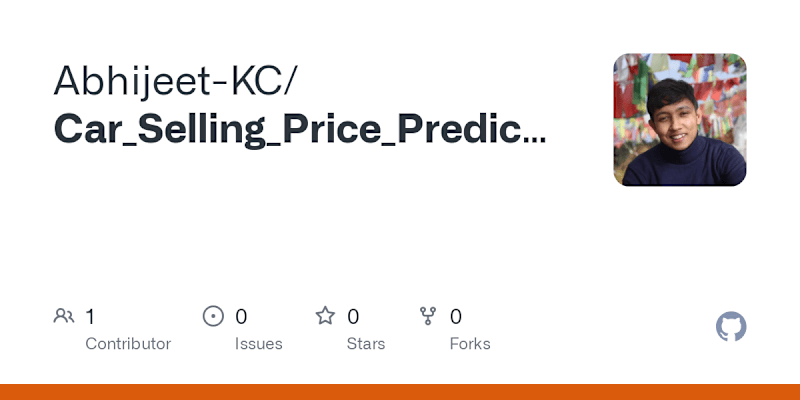 Cover image for Car Selling Price Prediction Model