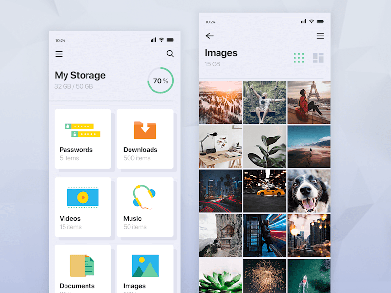 Cover image for Storage App Ui