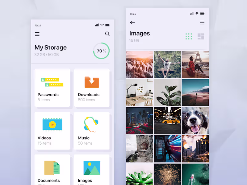 Cover image for Storage App Ui