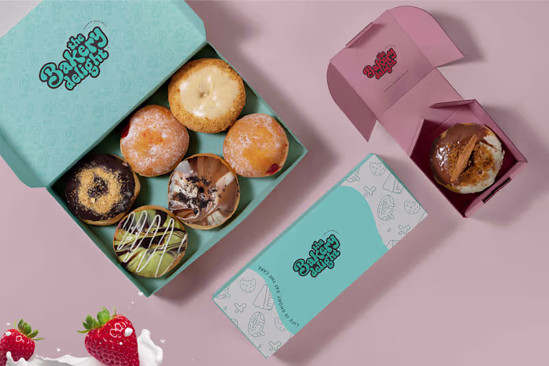Cover image for Branding & Logo design for a bakery shop:: Behance
