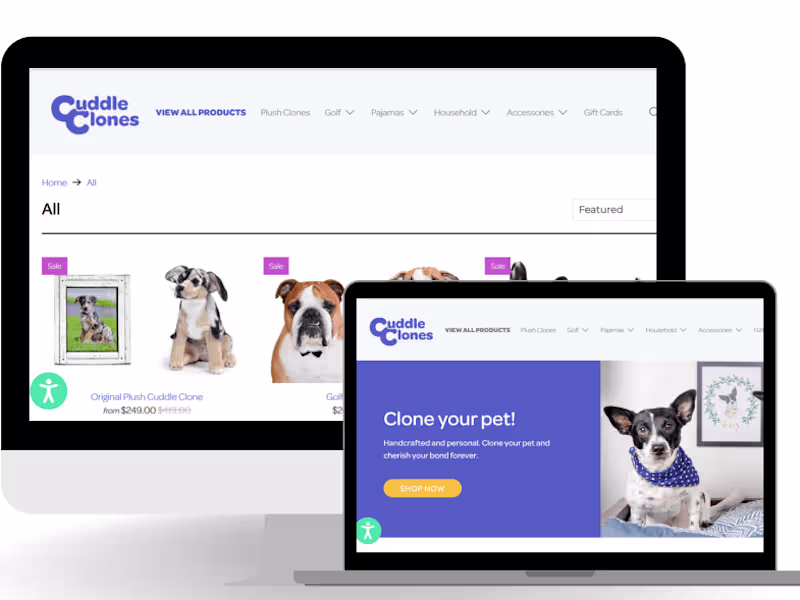 Cover image for Cuddle Clones (E-commerce)