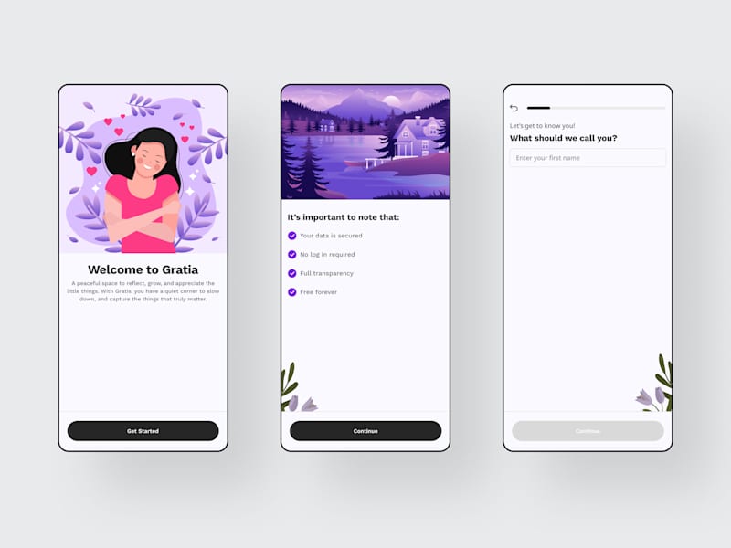 Cover image for Design of Gratis – Gratitude & Journal App