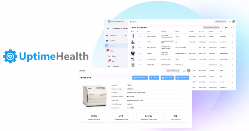 Cover image for UptimeHealth