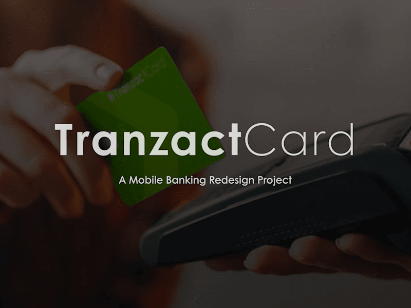Cover image for TransactCard - Mobile app redesign