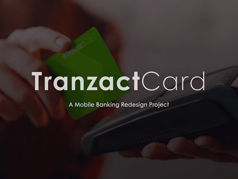Cover image for TransactCard - Mobile app redesign