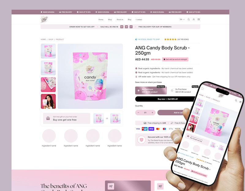 Cover image for ANG We Care Landing Page Figma Design and Implementation