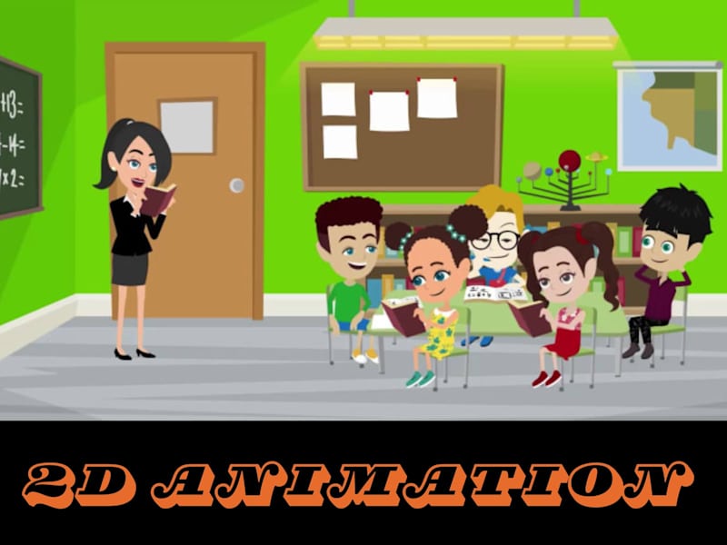 Cover image for 2d character and make a cartoon animation