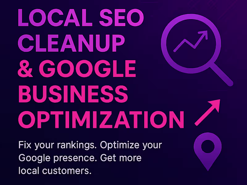 Cover image for Local SEO + Google Business Optimization