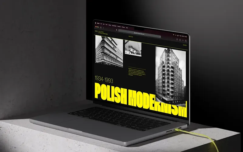Cover image for Polish Modernism - Web Design 