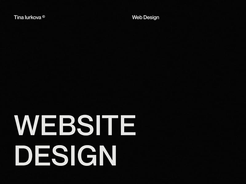 Cover image for Website Design