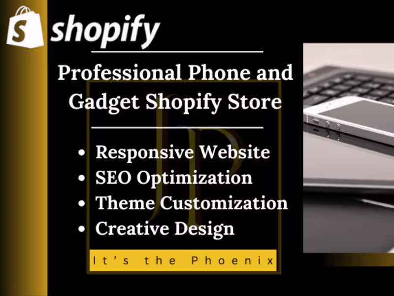 Cover image for I will create a profitable phone accessory Shopify website