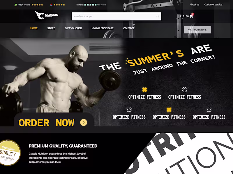 Cover image for Classic Nutrition: Elevate Your Health with Premium Supplements