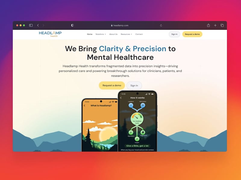 Cover image for Headlamp Health Website Redesign