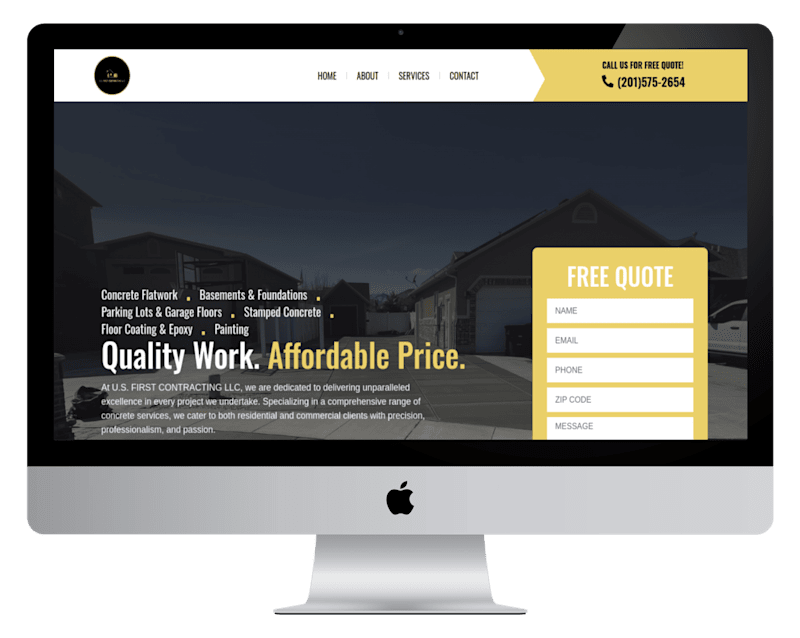Cover image for Construction Website Design