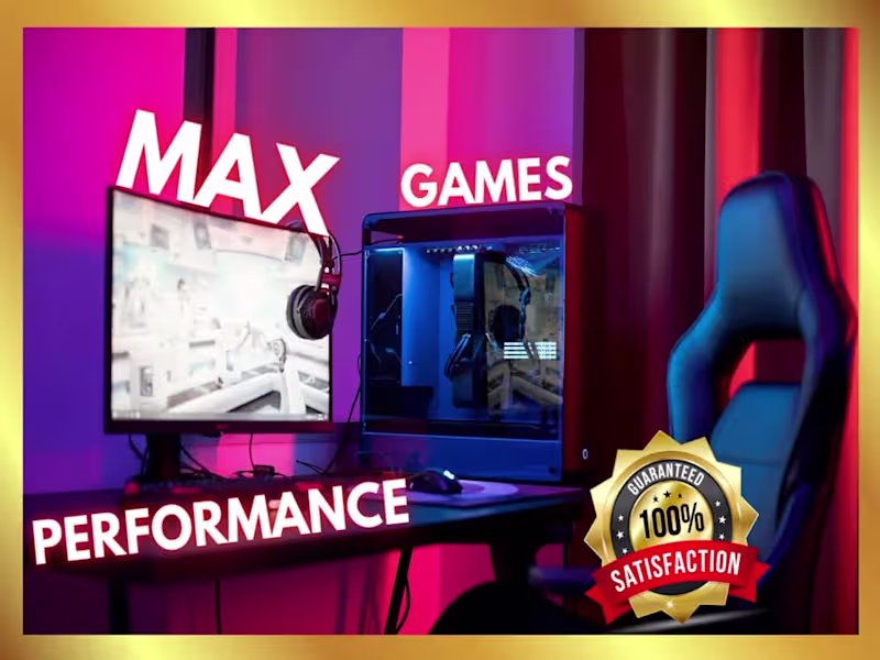 Cover image for optimize PC games,valorant, fortnite,cod bo6 warzone,csgo,gta v