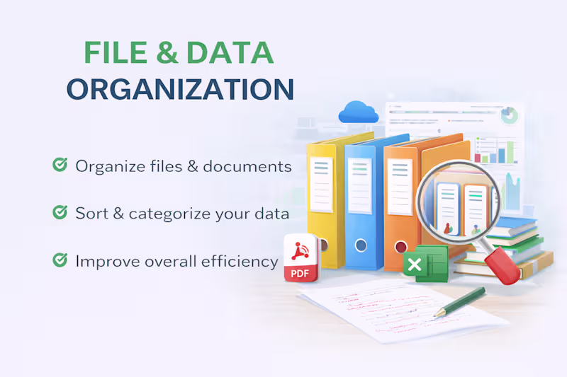 Cover image for File & Data Organization (Excel/Google Drive)