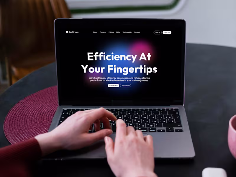 Cover image for SaaStream – Modern SaaS Website Template