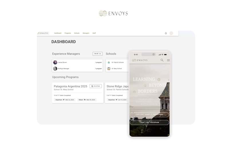 Cover image for Envoys: Bubble trip management app for schools