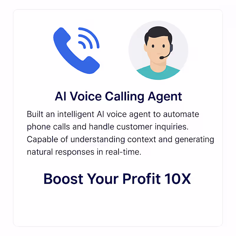 Cover image for AI Voice Calling Agent Development