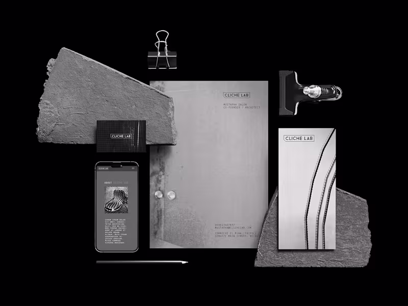 Cover image for Cliche Lab Brand Identity