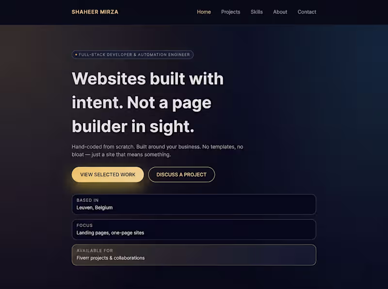 Cover image for Personal Developer Portfolio