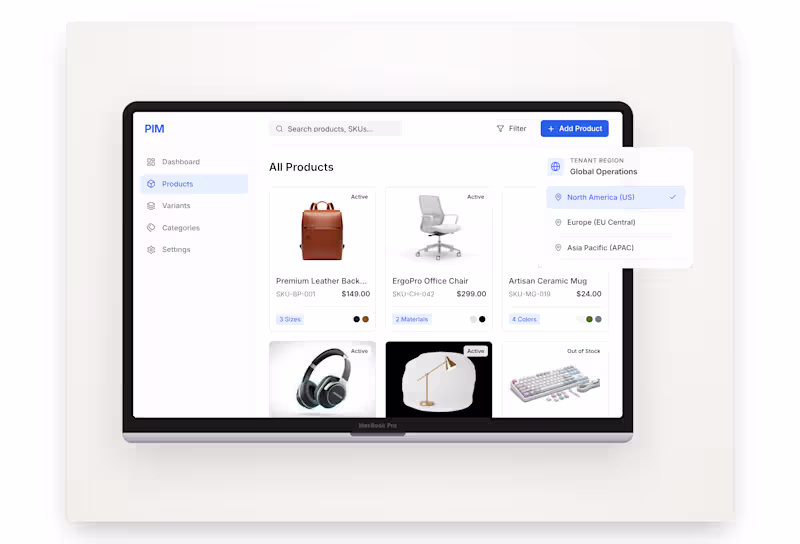 Cover image for Product data scattered across spreadsheets,
