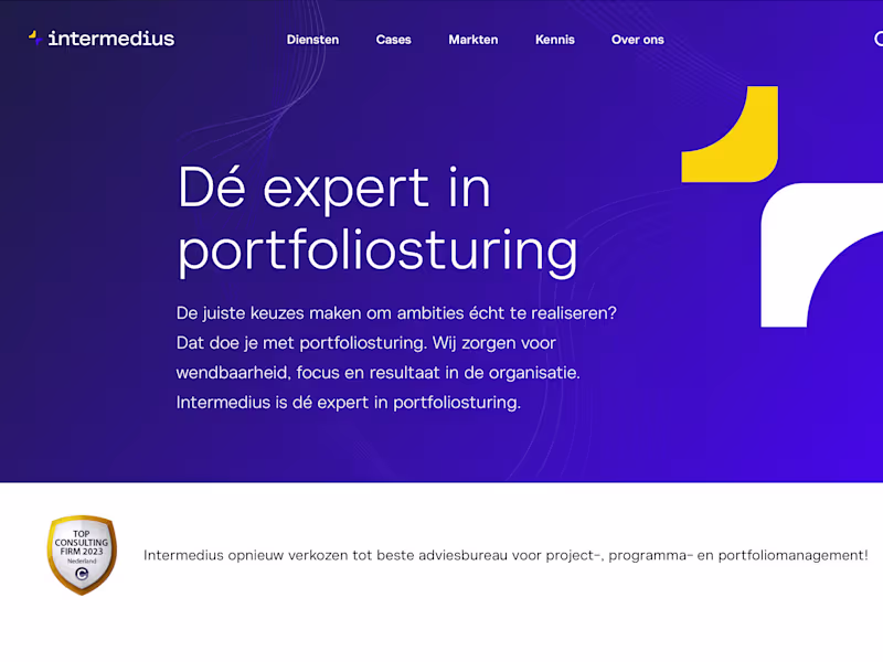 Cover image for Portfoliomanagement at Intermedius