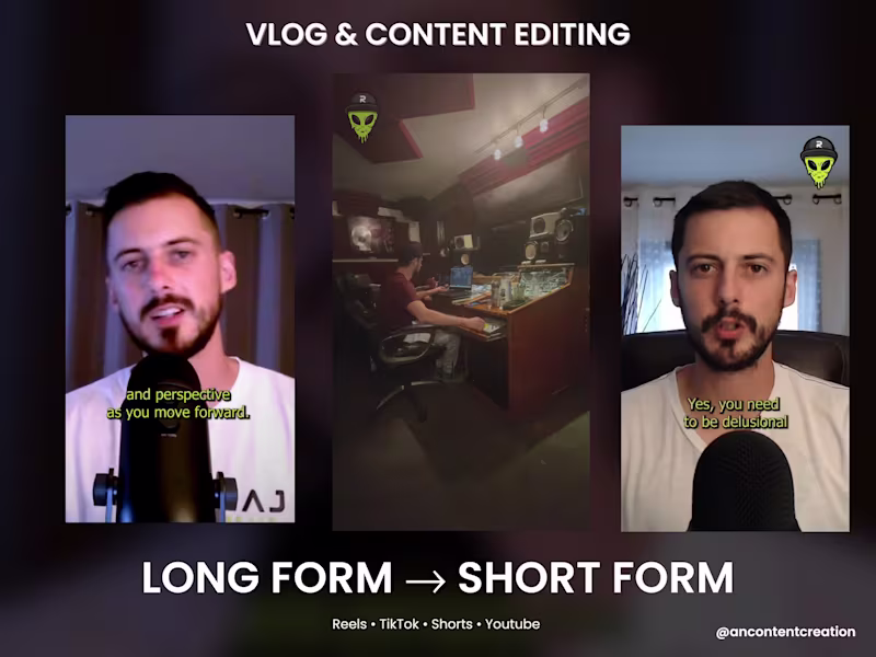 Cover image for Social Media Video Editing & Content Repurposing