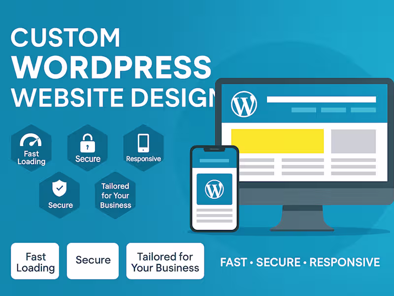Cover image for I will build a professional wordpress website for your business