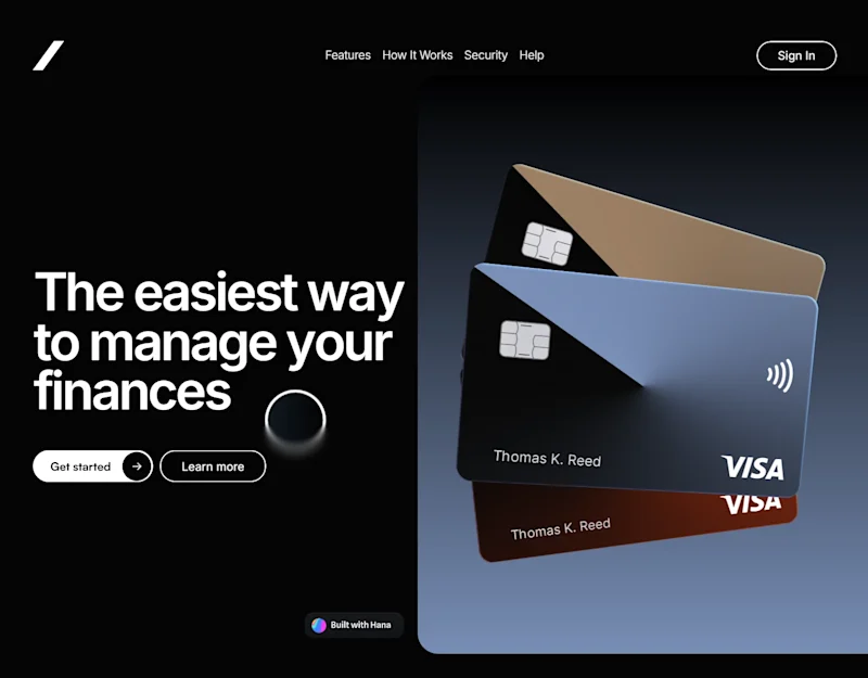 Cover image for Spline x Contra Hackathon 3D Fintech Card Experience