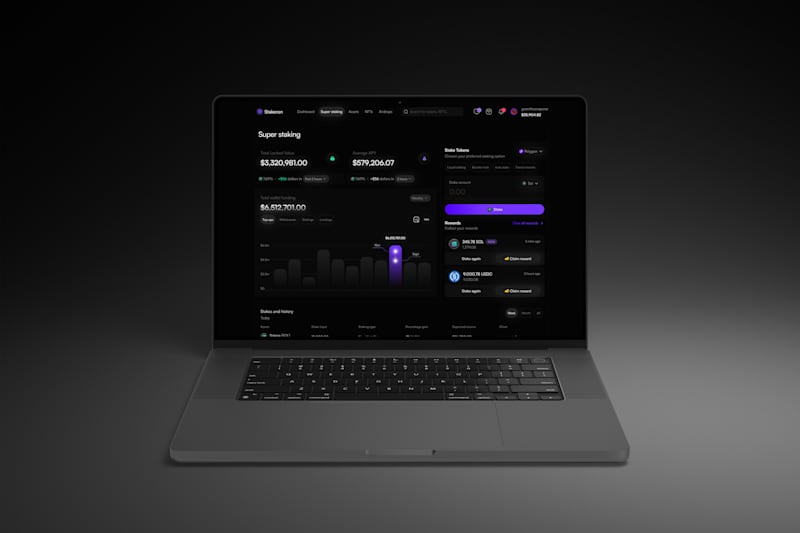 Cover image for Staking dashboard with reward details.