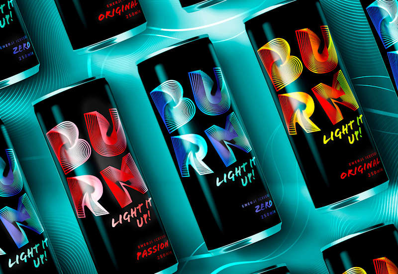 Cover image for Burn Energy Drink Rebranding :: Behance
