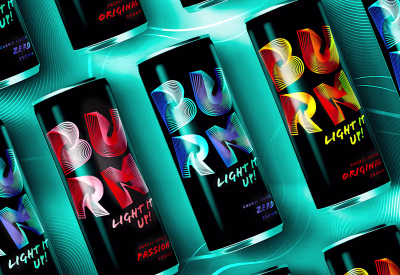 Cover image for Burn Energy Drink Rebranding :: Behance