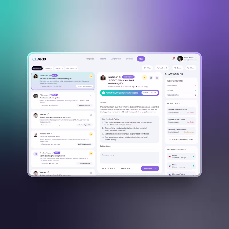Cover image for Project Management Web App Design

What