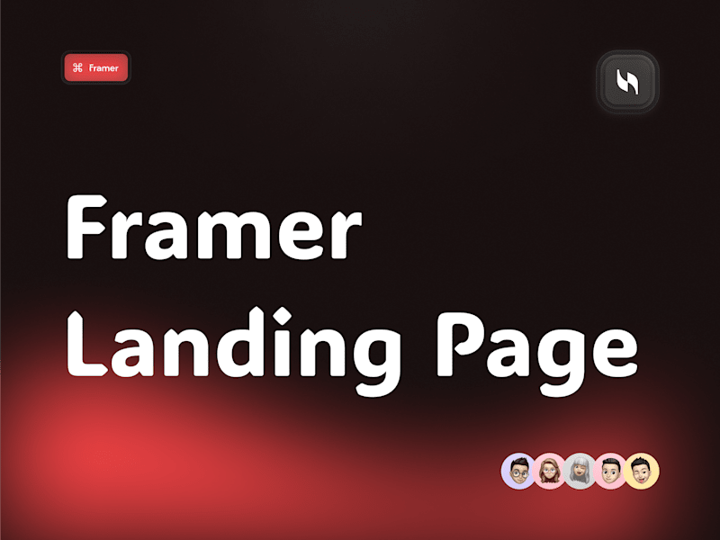 Cover image for Custom Framer Landing Pages that Convert