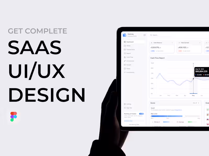 Cover image for Scalable UI/UX for SaaS, CRM, ERP and AI Systems