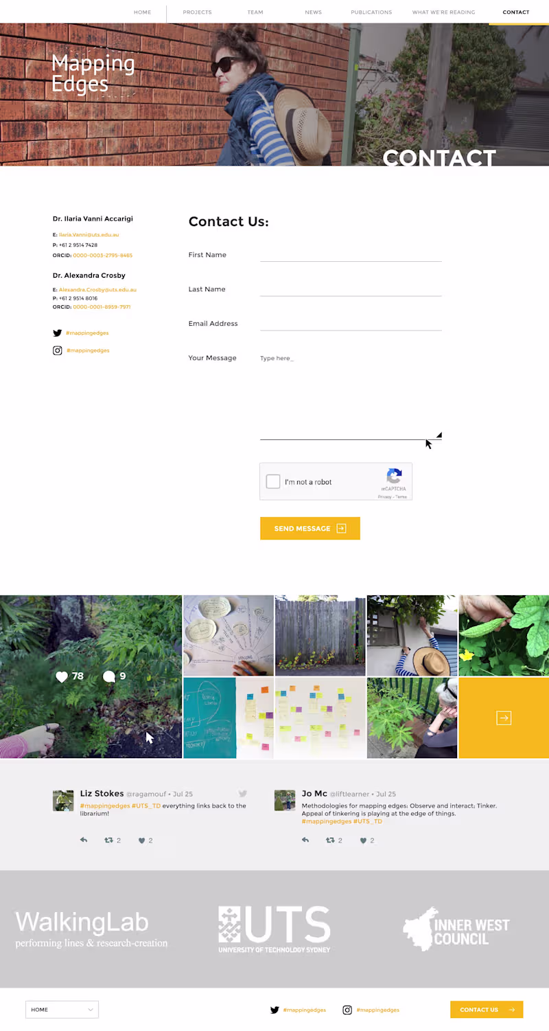 Cover image for Mapping Edges Website