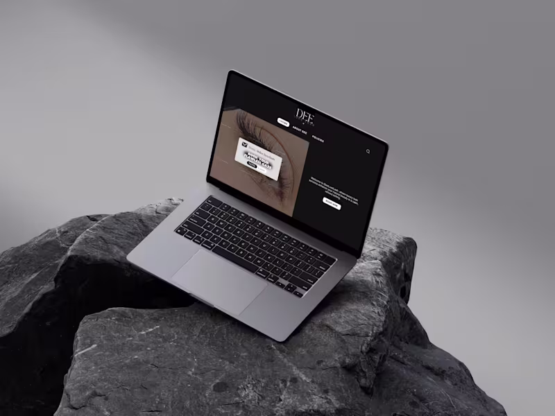 Cover image for DEELUXELASH :– Custom Website Build I created a fully custom...