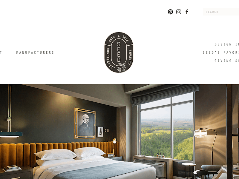 Cover image for Seed Hospitality Company Website Design