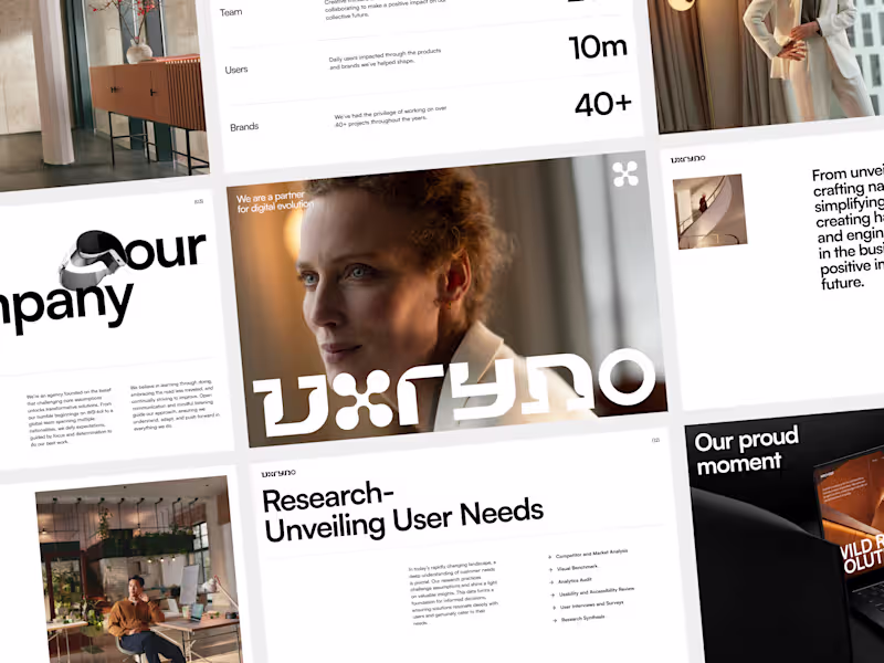 Cover image for Uxryno Studio Pitch