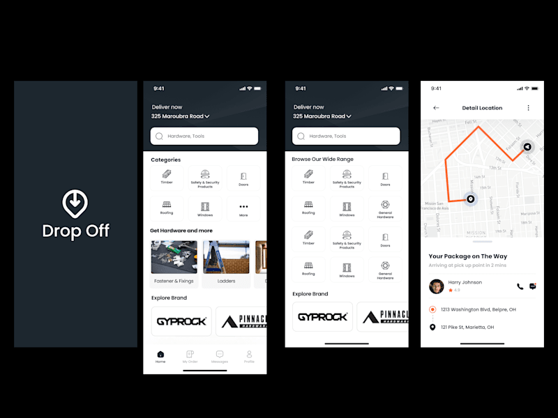 Cover image for Drop Off - a delivery service for tools and hardware