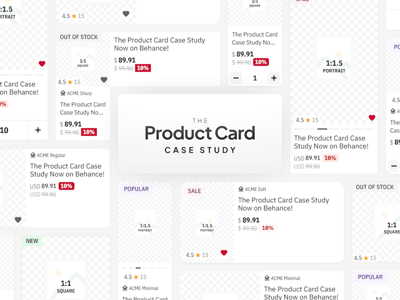 Cover image for The Product Card — Case Study