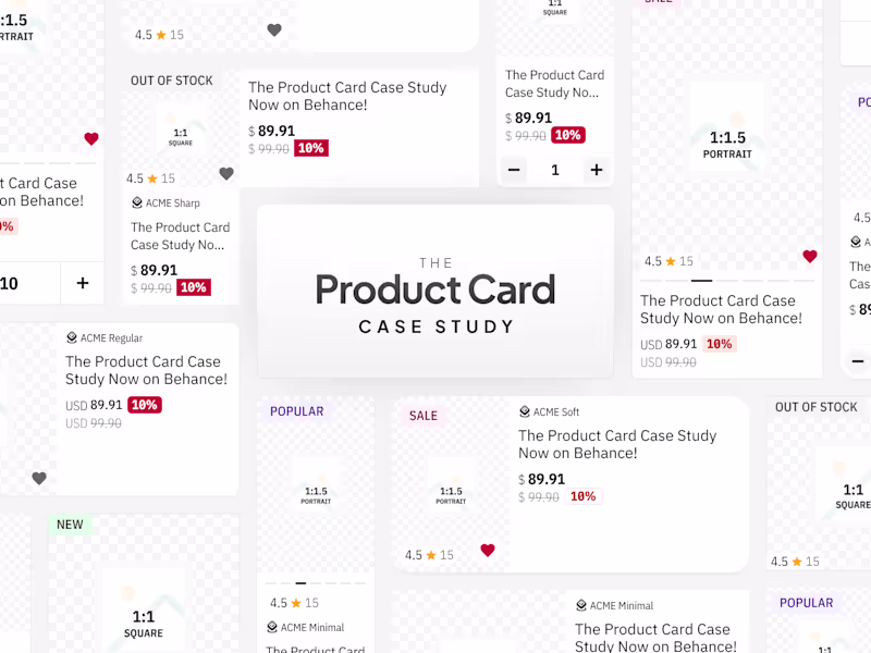 Cover image for The Product Card — Case Study