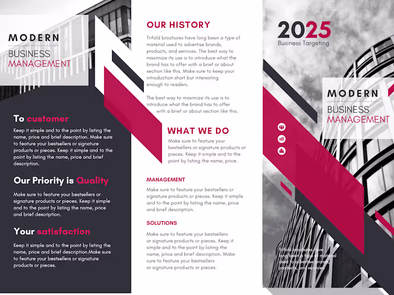 Cover image for Custom Brochure Design: Corporate Theme